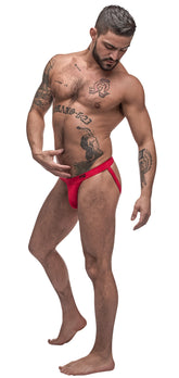 Male Power Pure Comfort Sport Jock for Men Red Jockstraps